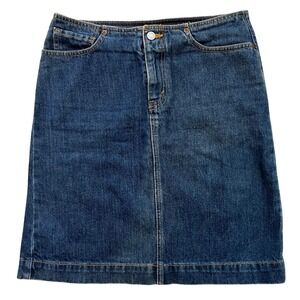 Vintage Levis Red Tab Denim Skirt Size 3 Junior A-Line